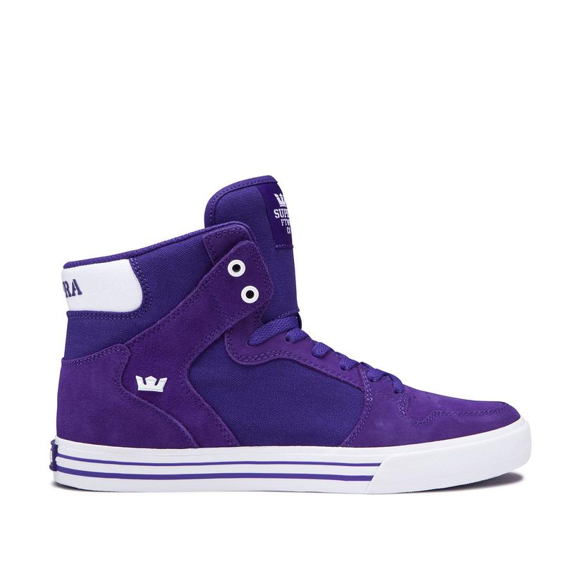 Zapatillas Altas Supra Argentina Hombre - VAIDER Moradas (SMIJT-4913)